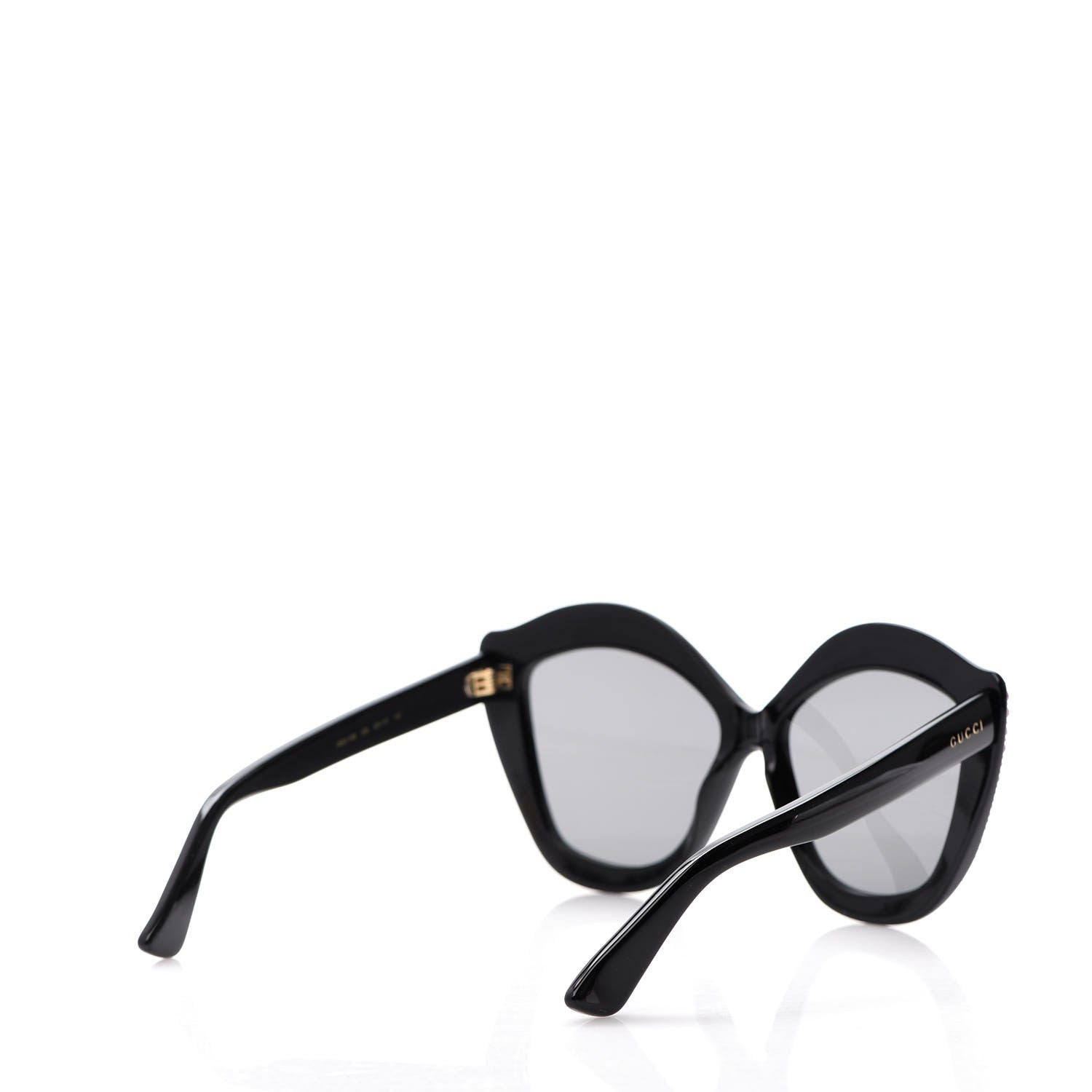 Gucci Crystal Cat Eye GG0118S Sunglasses Black 4 of 9