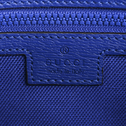 Gucci New Shanghai Calfskin Interlocking G Logo Camera Crossbody Bag Cobalt Blue Orange 6 of 10
