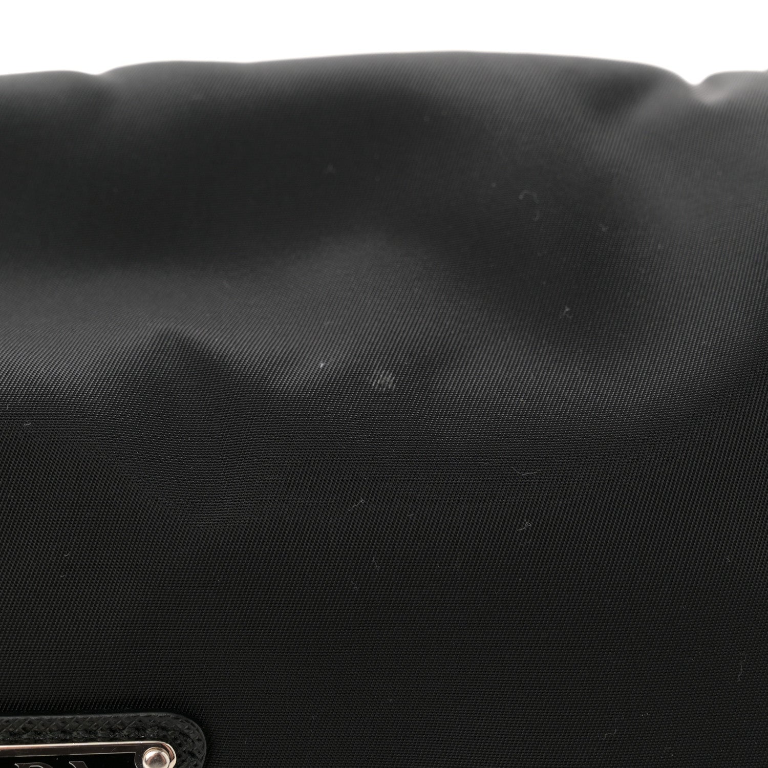 Prada Re-Nylon Saffiano Pocket Double Snap Buckle Shoulder Bag Black 14 of 14