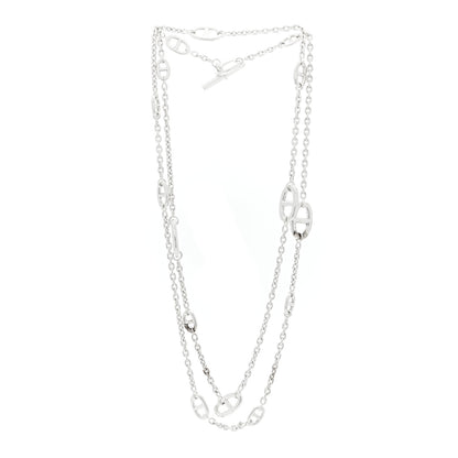 Hermes Sterling Silver Farandole Necklace 120 3 of 4