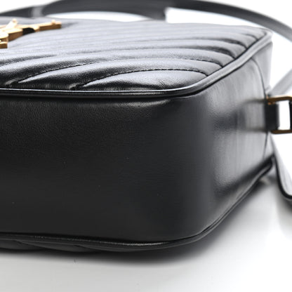 Saint Laurent Calfskin Matelasse Monogram Lou Camera Bag Black 6 of 8