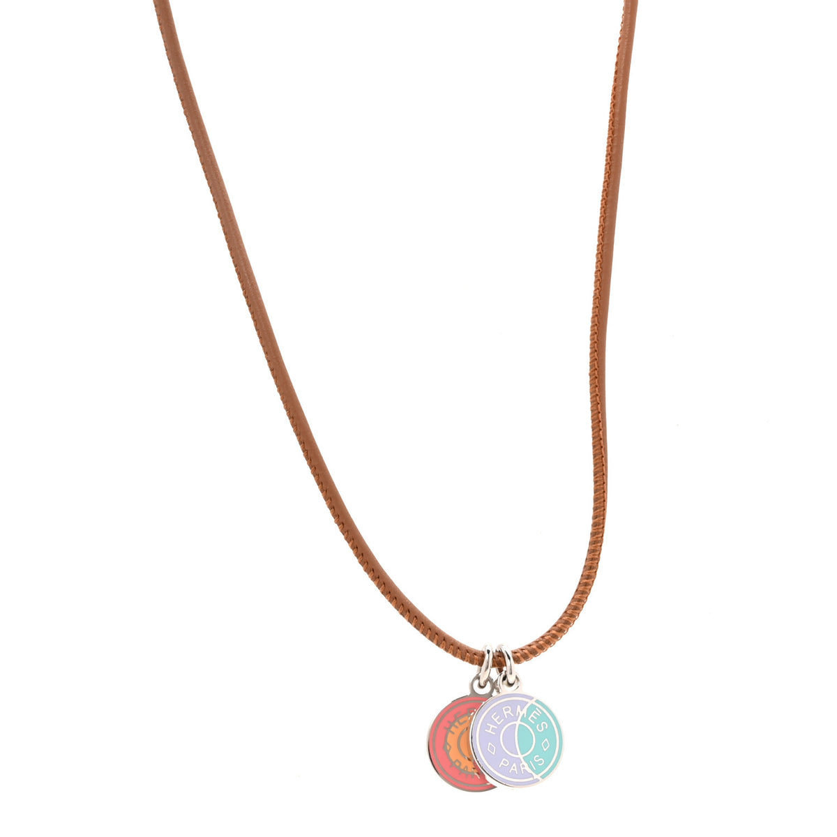 Lacquered Palladium Eclipse Necklace Gold