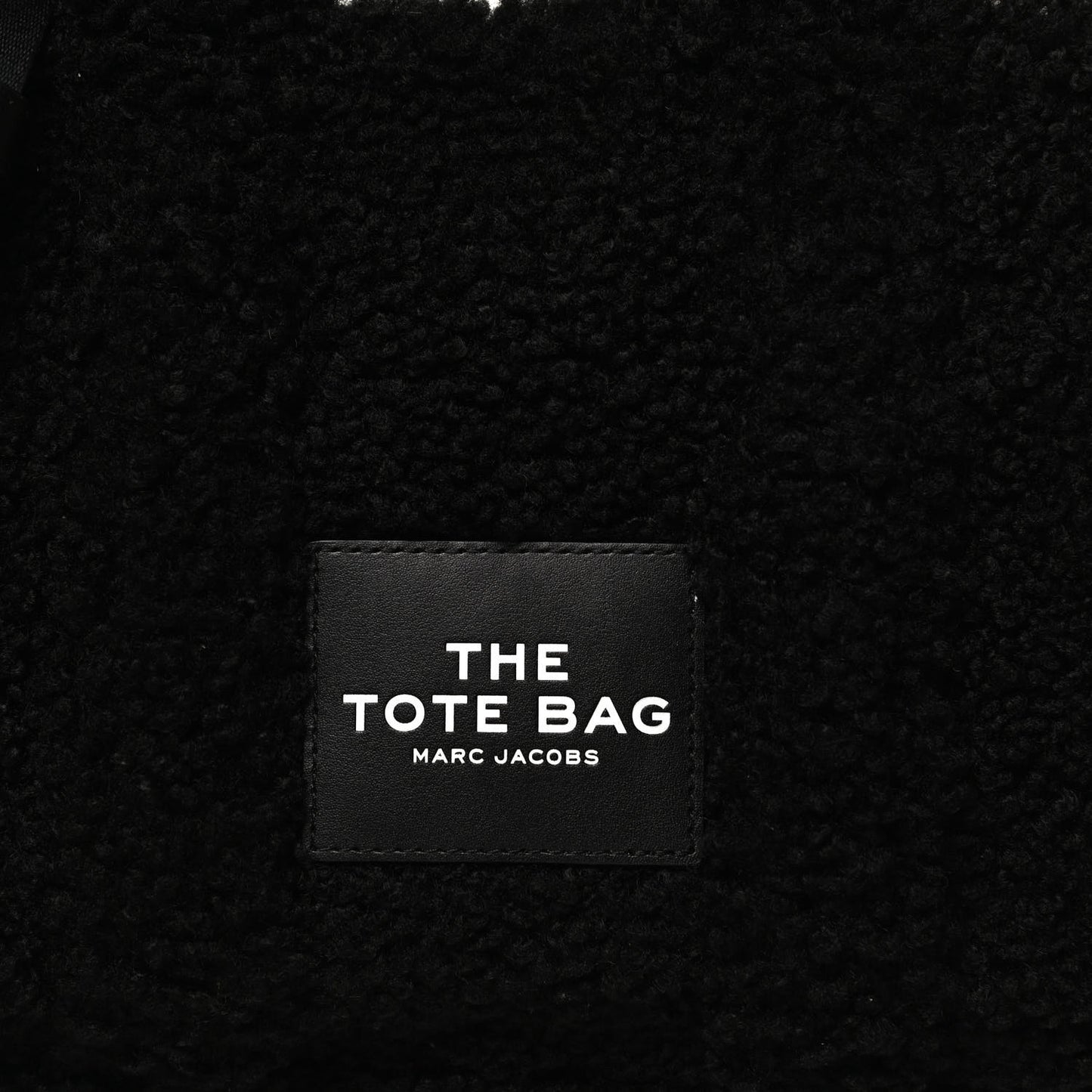 Polyester Cotton The Teddy Traveler Tote Bag Black
