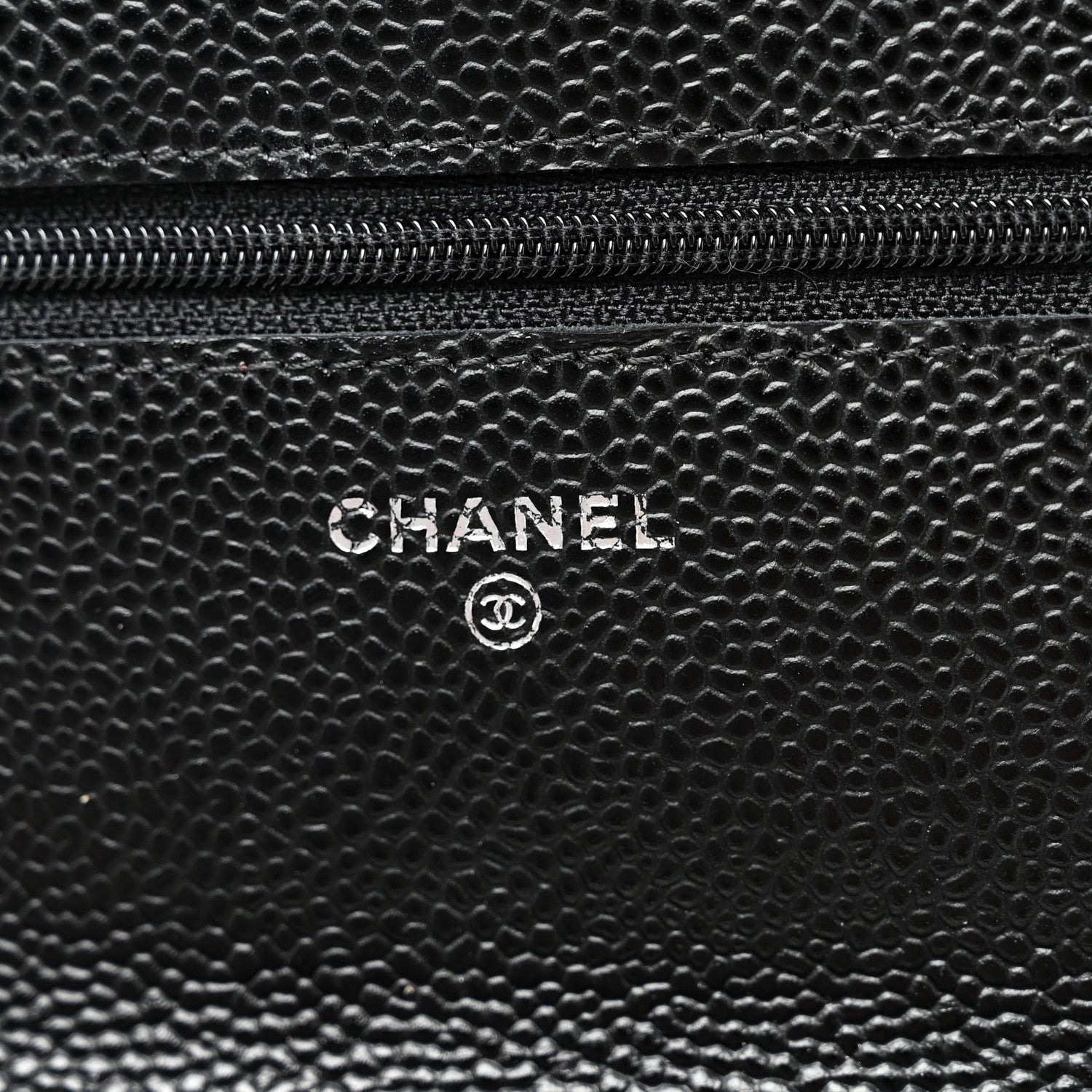 Chanel Caviar Quilted Wallet on Chain WOC Black 6 of 11