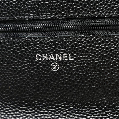 Chanel Caviar Quilted Wallet on Chain WOC Black 6 of 11