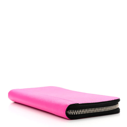 Louis Vuitton Taigarama Vertical Zippy Wallet Fuchsia 4 of 10