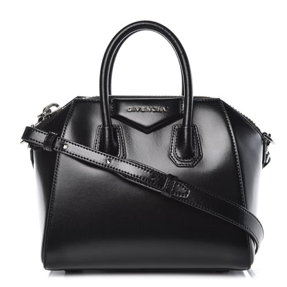 Givenchy Shiny Lord Calfskin Mini Antigona Black 1 of 11
