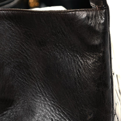Hermes Barenia and Toile Shoulder Bag 32 of 34