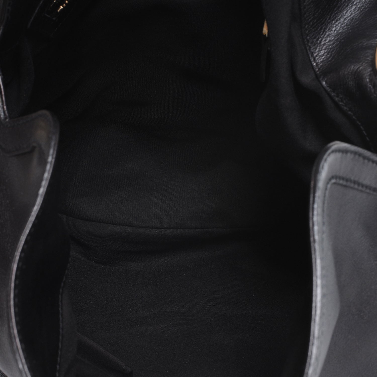 Gucci Leather Large Indy Top Handle Tassel Hobo Black 6 of 8