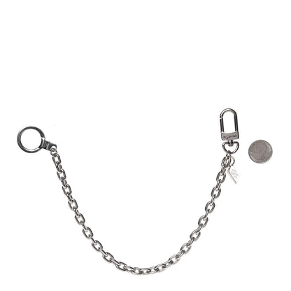 Louis Vuitton XL Pochette Extender Key Ring Chain Silver 2 of 6