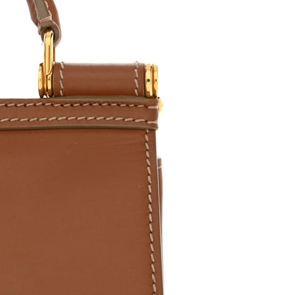 Dolce & Gabbana Vitello Morbido Mini Sicily 58 Bag Tan 17 of 17