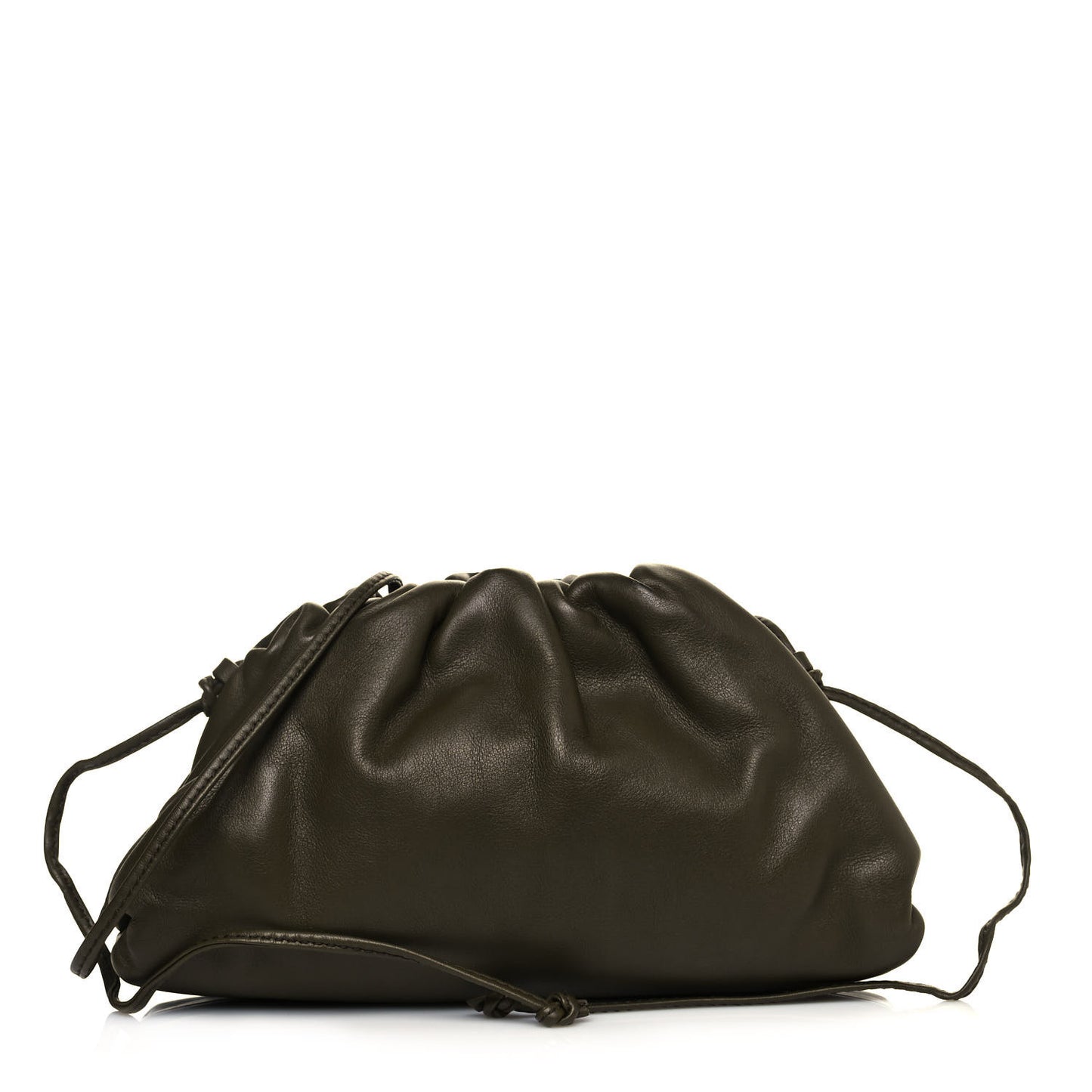 Butter Calfskin The Mini Pouch Kaki Fondente