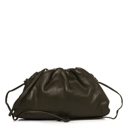 Bottega Veneta Butter Calfskin The Mini Pouch Kaki Fondente 1 of 12