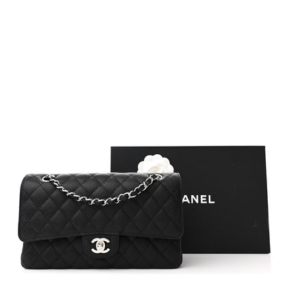 Chanel Caviar Quilted Medium Double Flap Black 11 of 11