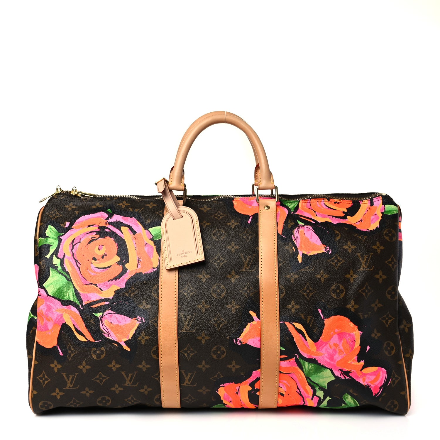 Louis Vuitton Monogram Roses Keepall 50 1 of 10