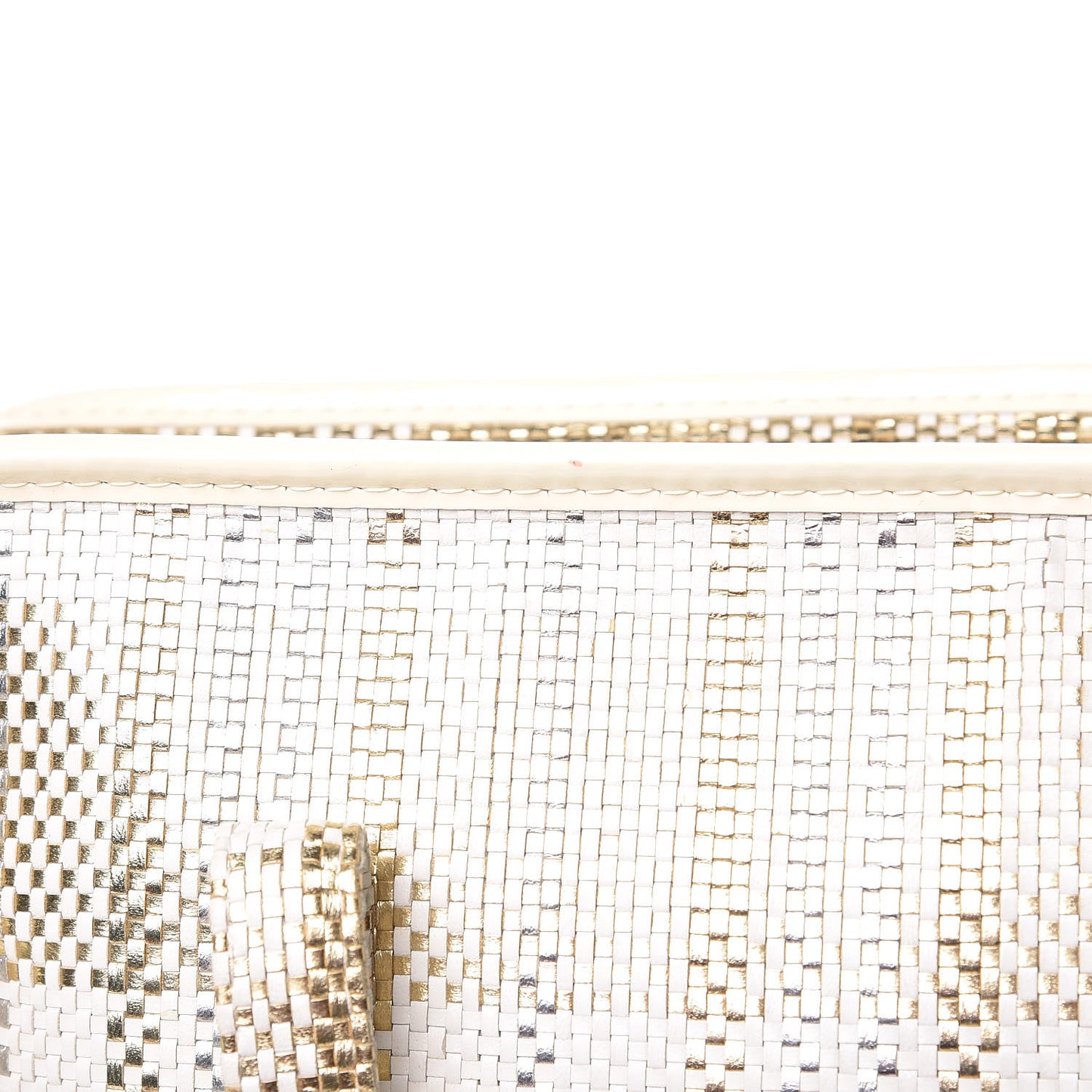 Braided Street Shopper PM Gold