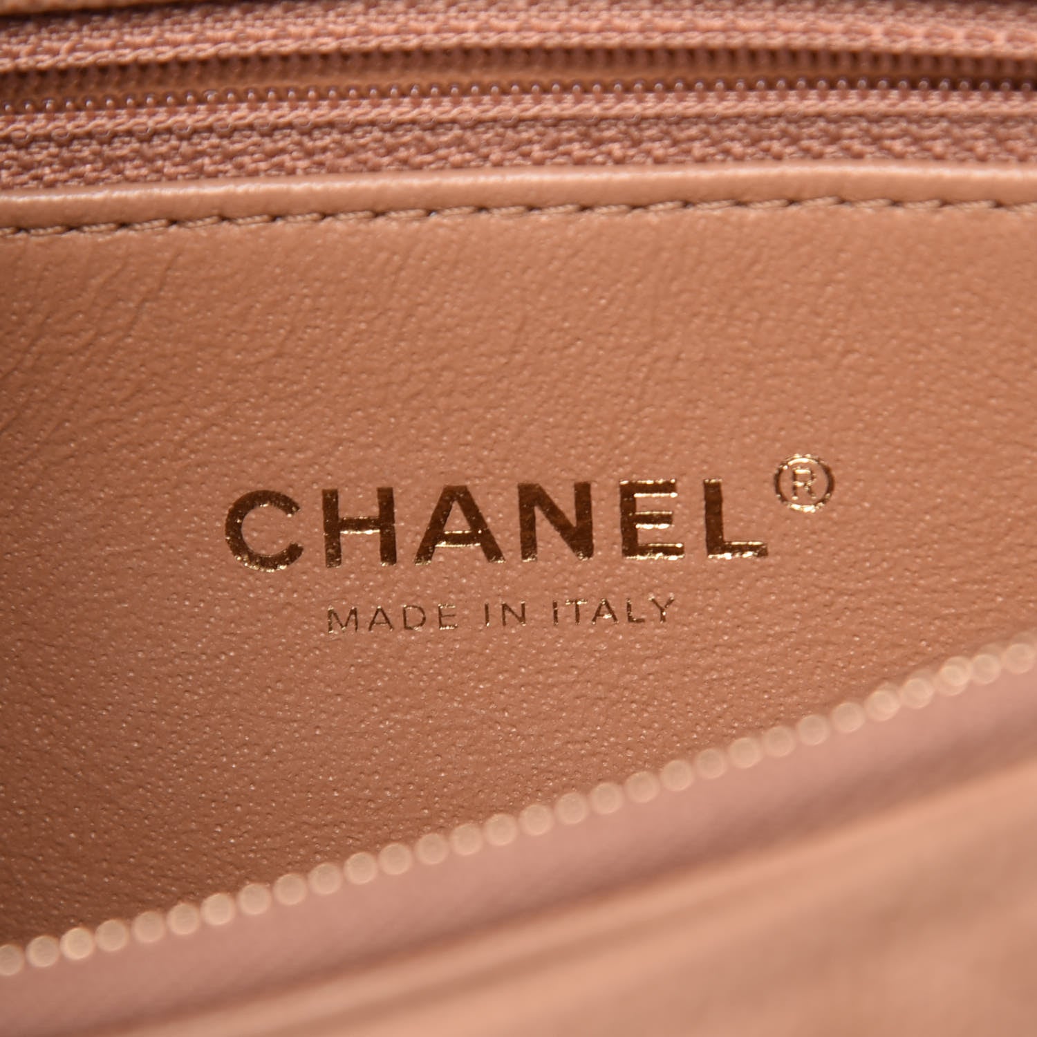 Chanel Caviar Lizard Quilted Small Coco Handle Flap Beige 6 of 12