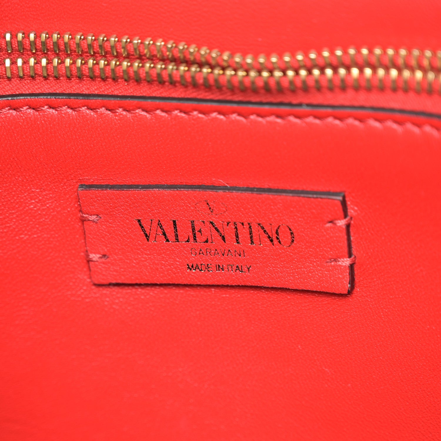 Valentino Garavani Grainy Calfskin Vsling Hobo Bag Orange Red 6 of 12