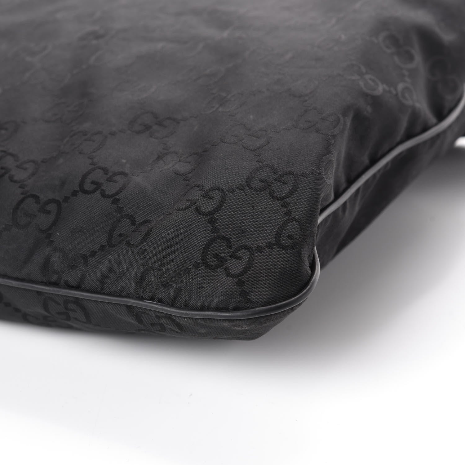 Gucci Nylon Monogram Messenger Black 9 of 11