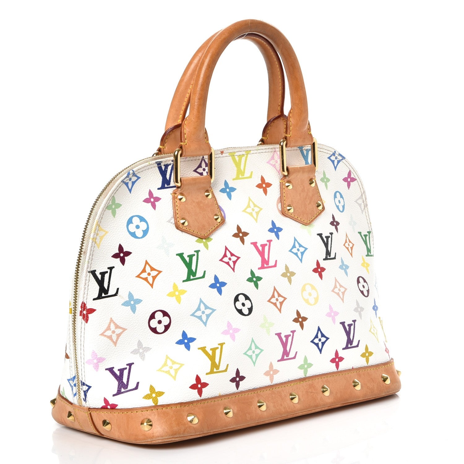 Louis Vuitton Monogram Multicolor Alma White 3 of 19