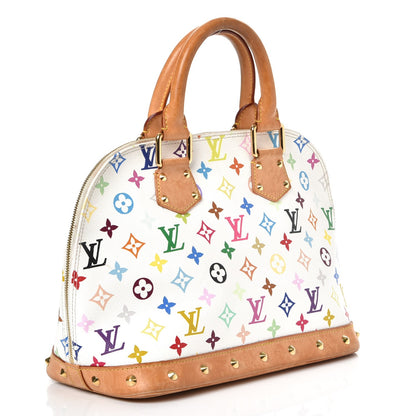 Louis Vuitton Monogram Multicolor Alma White 3 of 19