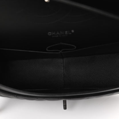 Chanel Lambskin Quilted Jumbo Double Flap So Black 5 of 11