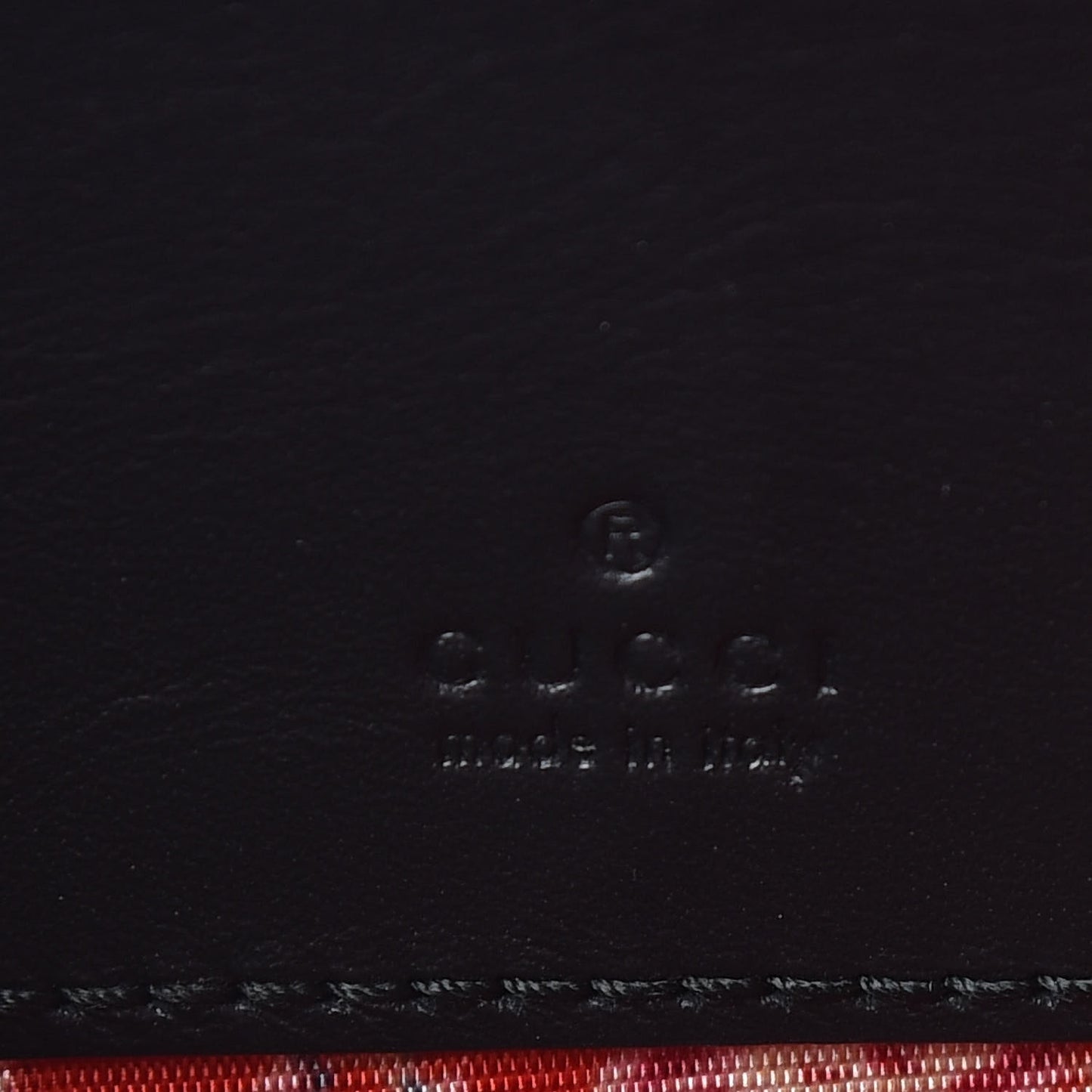Patent Rubber Game Patch Logo Belt Bag 95 38 Black