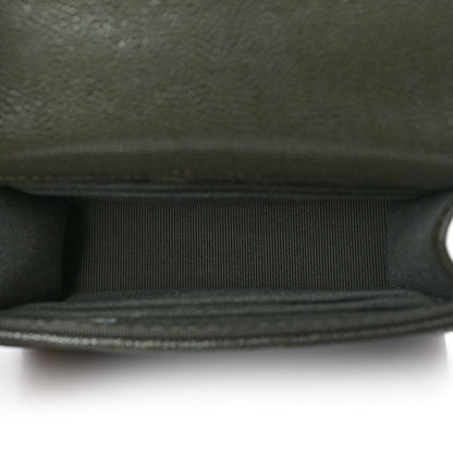 Chanel Caviar Quilted Coco First Clutch With Chain Khaki 5 of 11