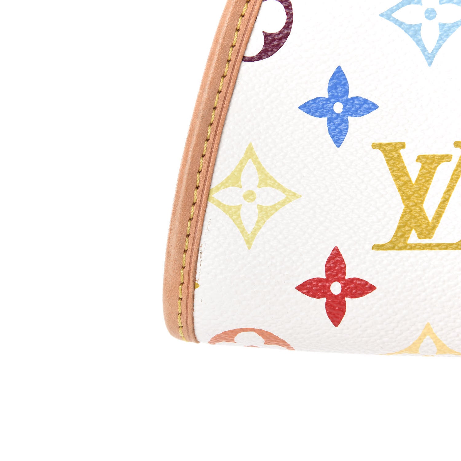 Louis Vuitton Monogram Multicolor Shirley White 10 of 12