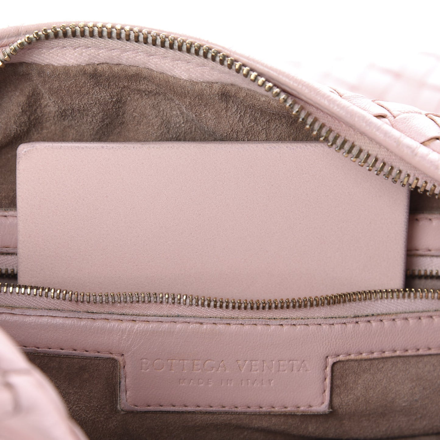 Nappa Intrecciato Medium Veneta Hobo Magnolia