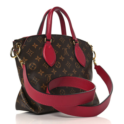 Louis Vuitton Monogram Flower Zipped Tote PM Lie de Vin 3 of 9