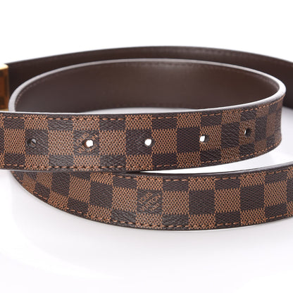 Louis Vuitton Mini Damier Ebene 25mm LV Initiales Belt 80 32 5 of 7