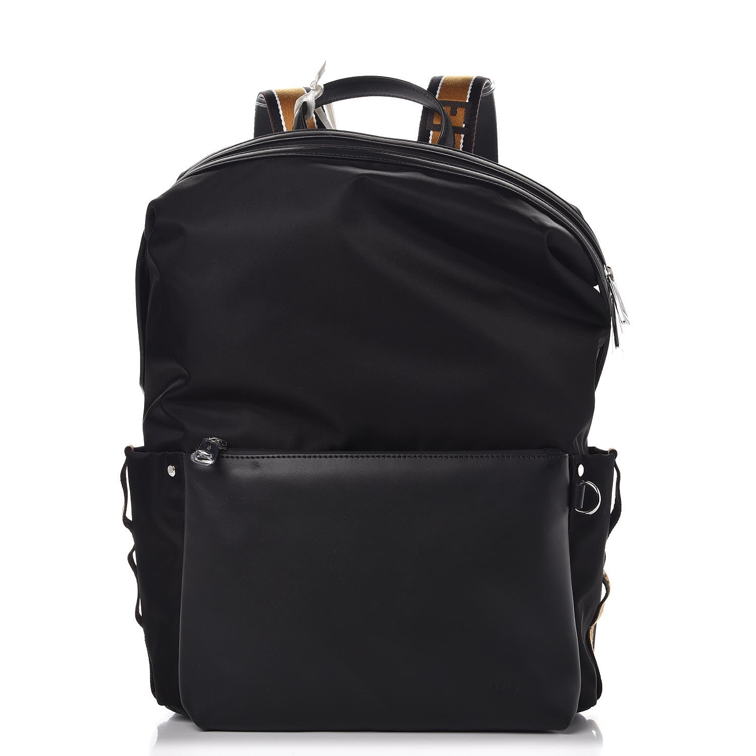 Fendi Nylon Vitello Backpack Black 1 of 7