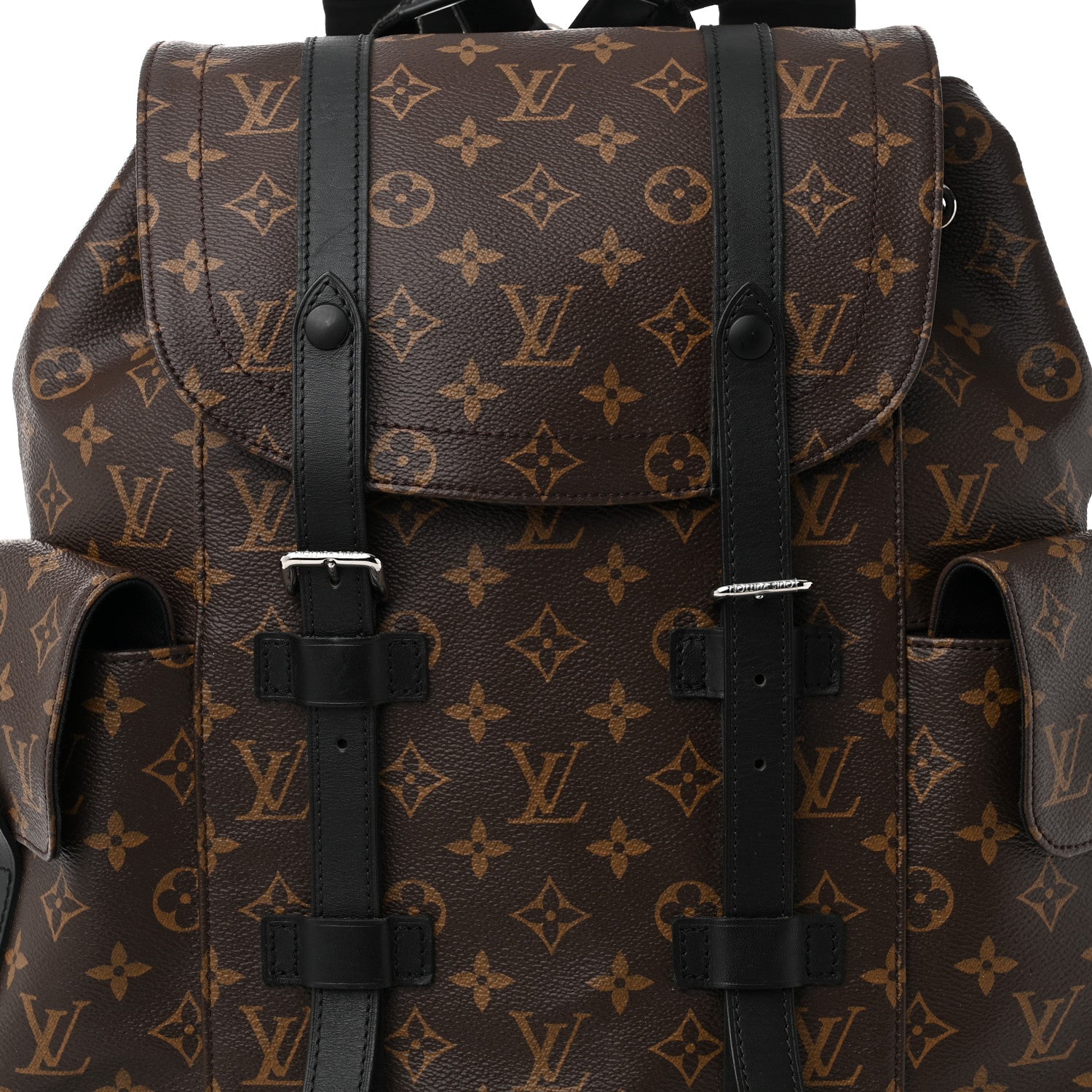 Louis Vuitton Monogram Macassar Christopher MM Backpack 8 of 10