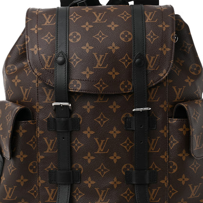 Louis Vuitton Monogram Macassar Christopher MM Backpack 8 of 10