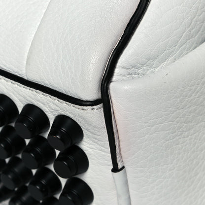 Alexander Wang Pebbled Lambskin Rockie White Black Hardware 9 of 17