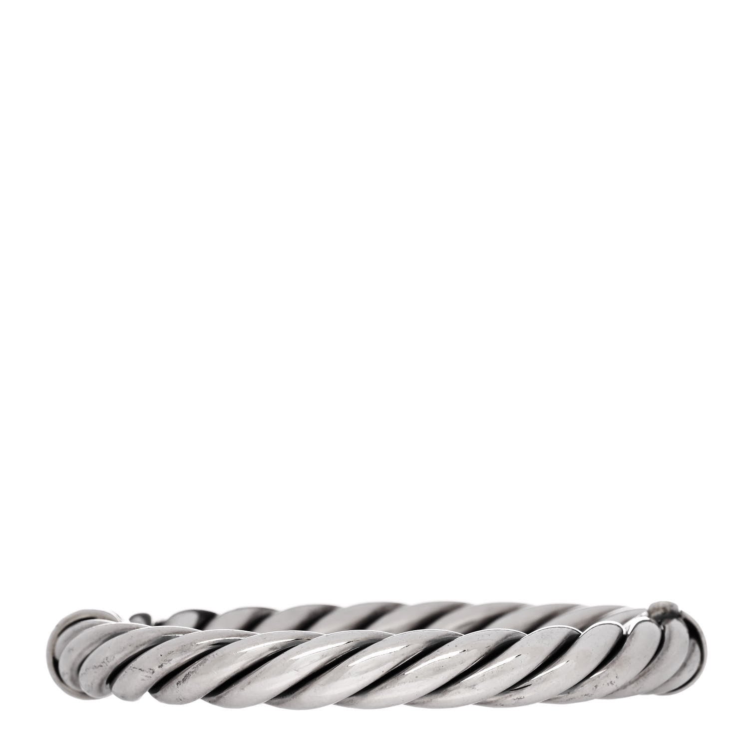 David Yurman DAVID YURMAN Sterling Silver Metro Hinged Bangle Bracelet 2 of 3