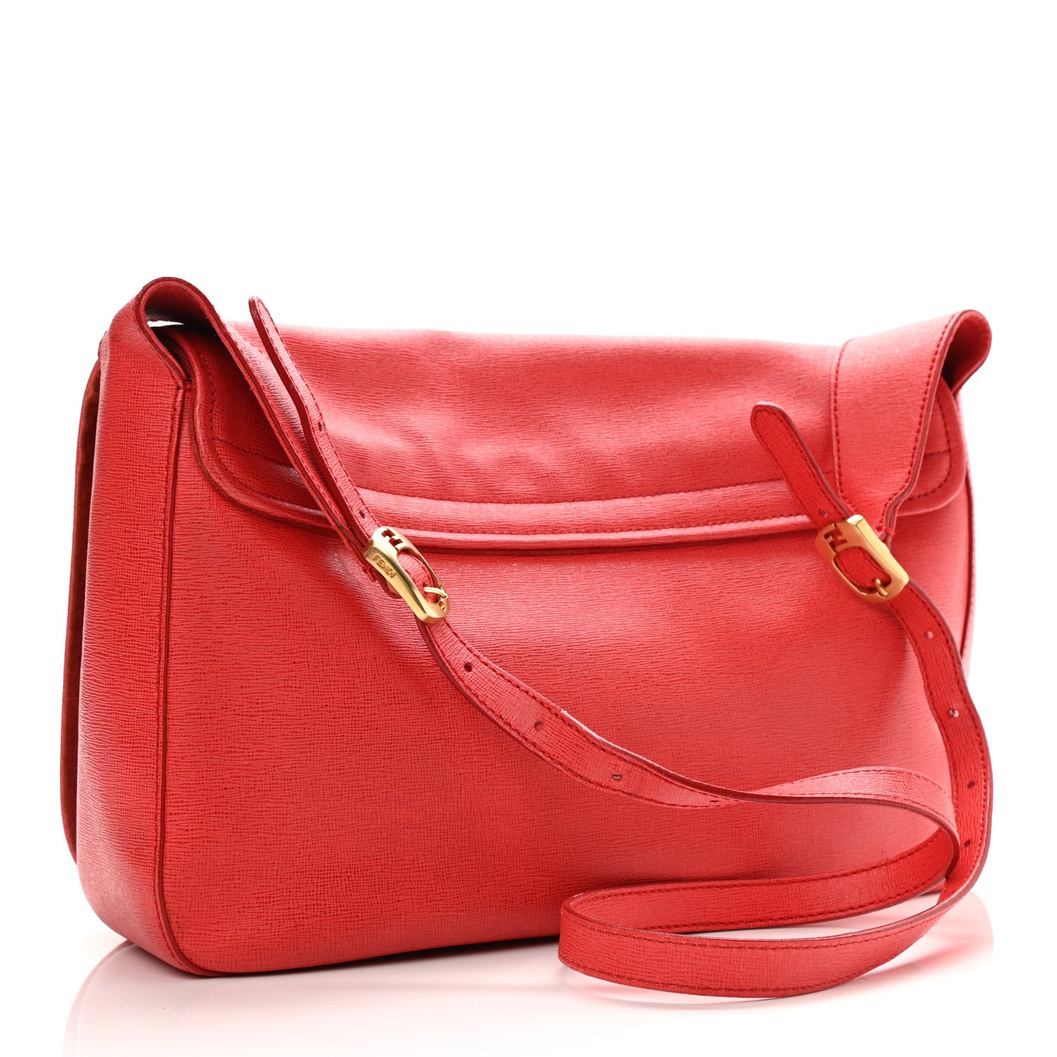 Fendi Vitello Elite Chameleon Messenger Fragola 3 of 14