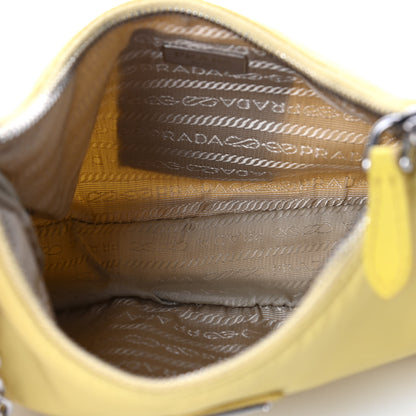 Prada Nylon Saffiano Re-Edition 2005 Shoulder Bag Ananas 4 of 4
