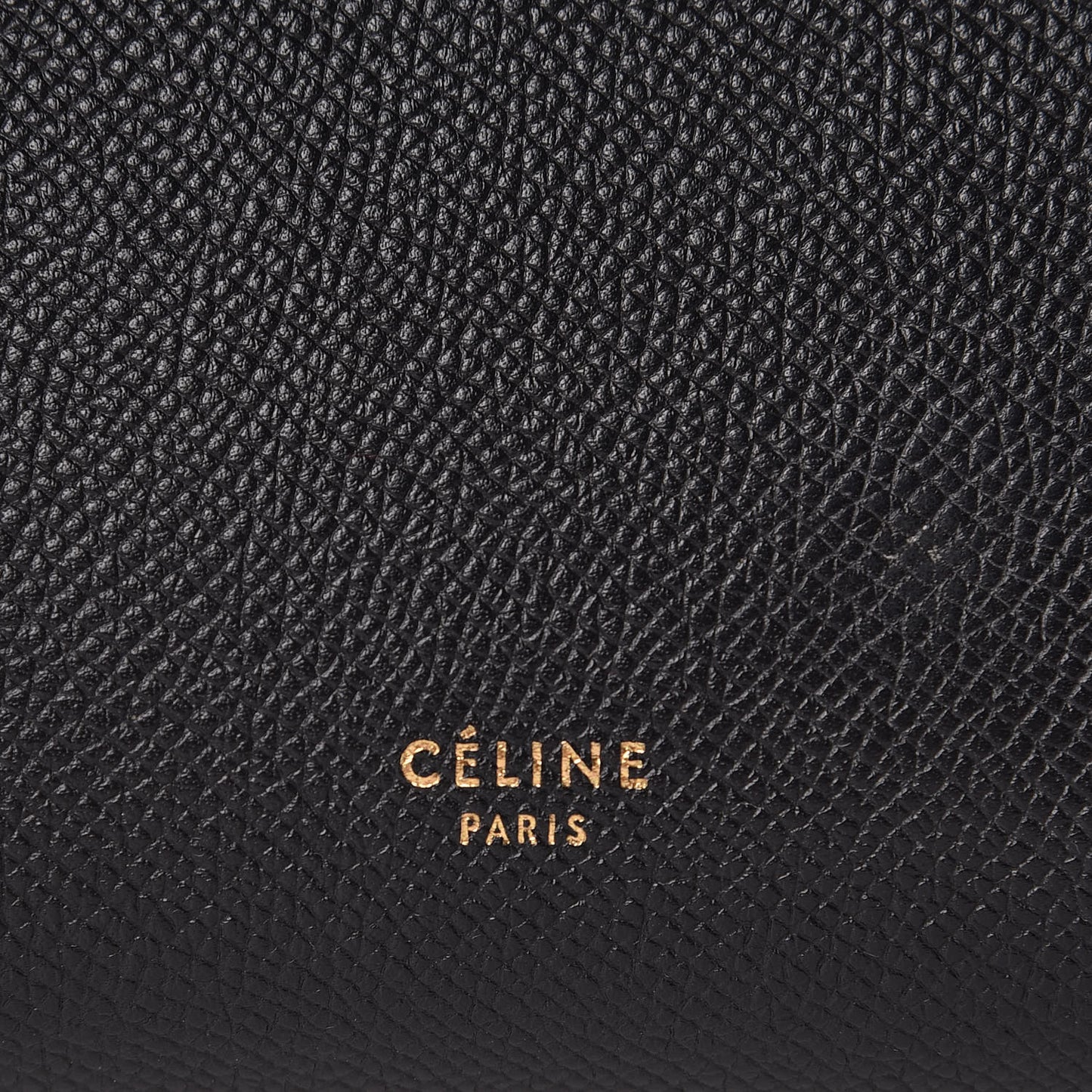 Grained Calfskin Micro Belt Bag Black
