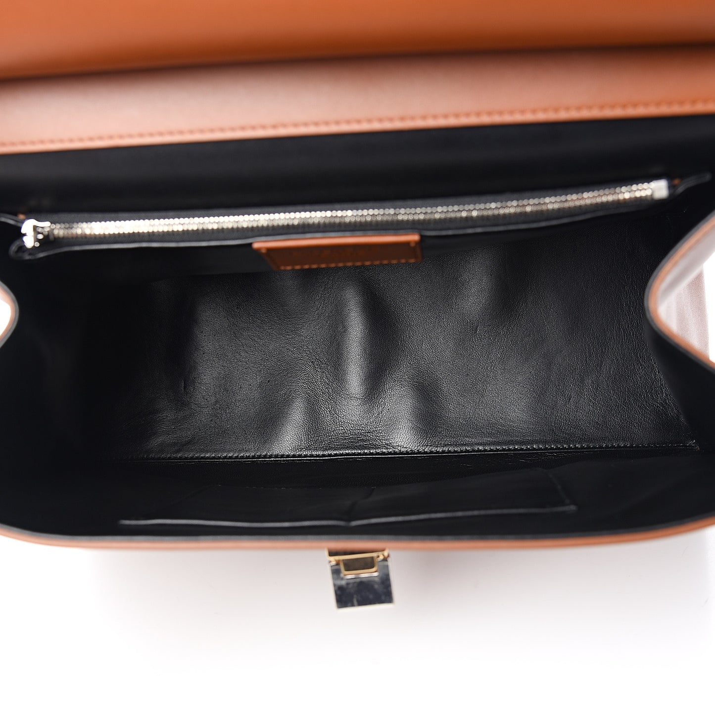 Veau Le Dix M Cartable Shoulder Bag Brown