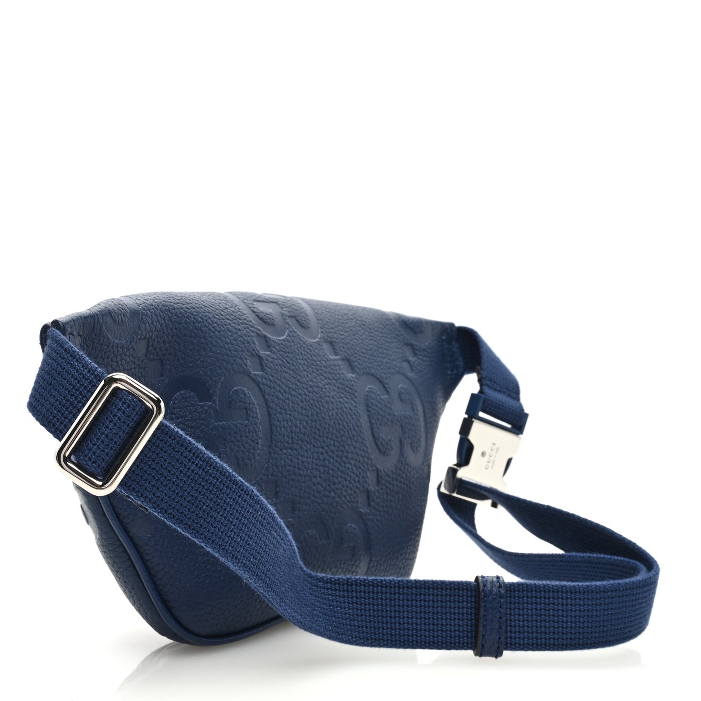 Piuma Calfskin Jumbo GG Embossed Small Belt Bag Royale