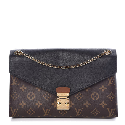 Louis Vuitton Monogram Pallas Chain Black 1 of 8