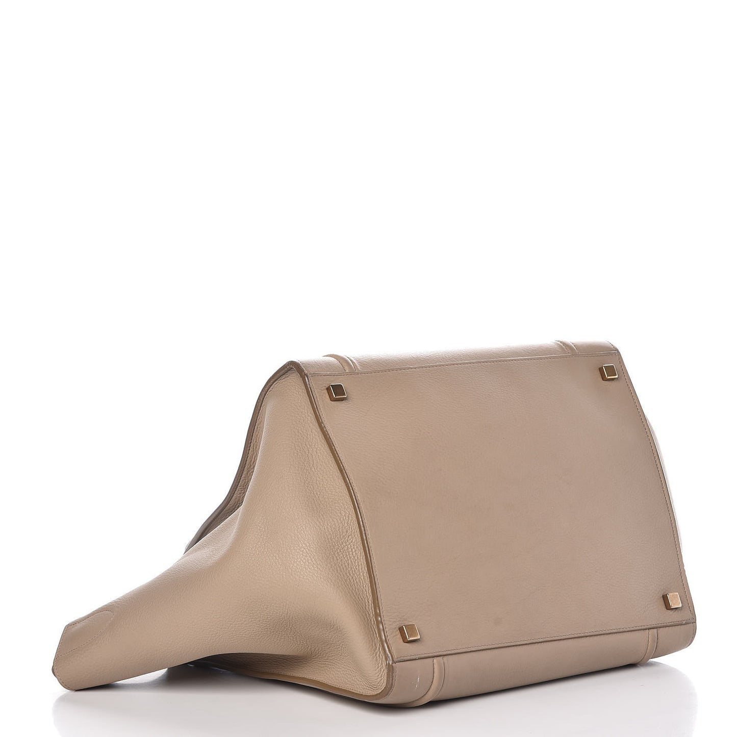 Supple Calfskin Medium Phantom Luggage Beige