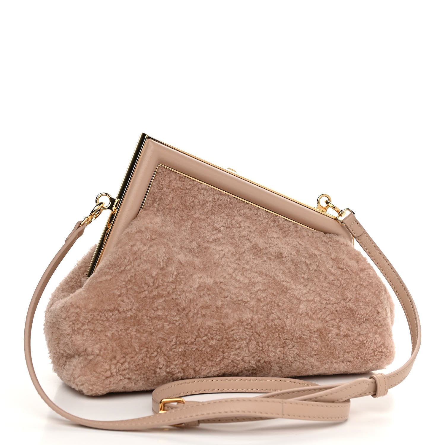 Fendi Shearling Small Fendi First Rosa Plaster 3 of 11