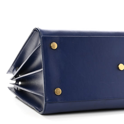 Saint Laurent Calfskin Large Sac De Jour Carryall Navy 7 of 8