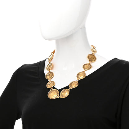 Chanel Metal CC Medallion Necklace Gold 2 of 7