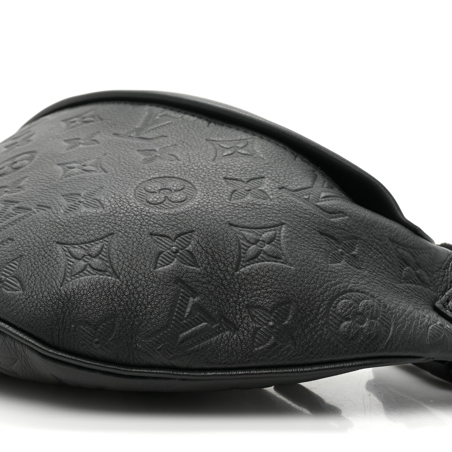Louis Vuitton Calfskin Monogram Shadow Discovery Bumbag Black 7 of 9