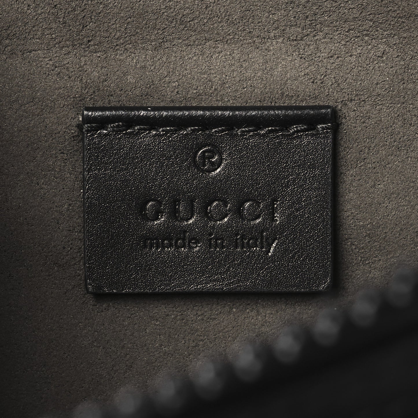GG Supreme Monogram Belt Bag Black