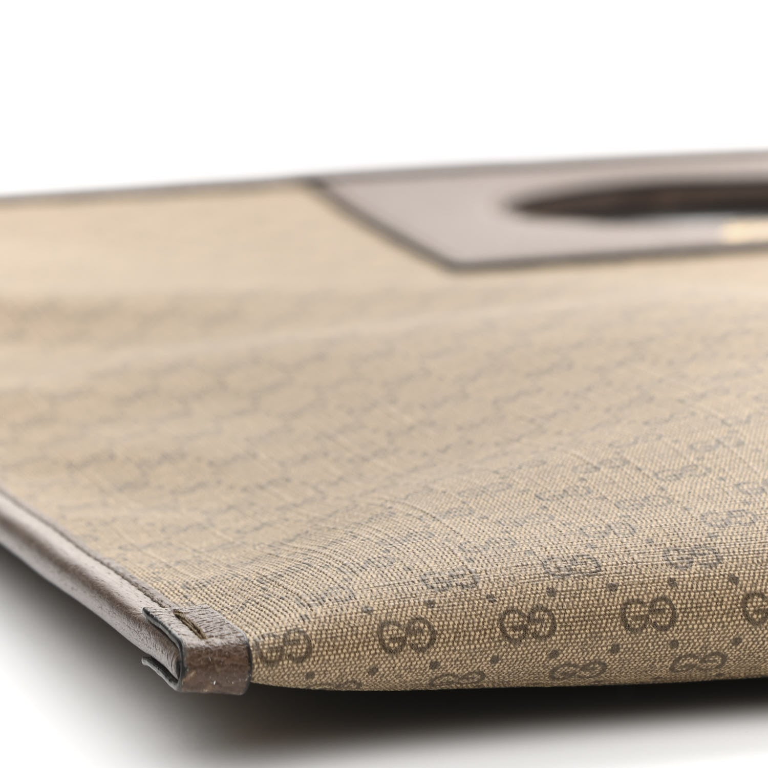 Gucci Mini Vintage GG Supreme Monogram Slip Handle Tote Beige New Acero 9 of 12